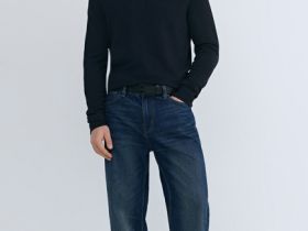 Прямые джинсы Straight, Синий