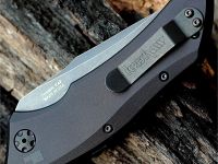 Полуавтоматический складной нож Kershaw Launch 1, сталь Crucible CPM® 154, рукоять анодированный алюминий, чёрный