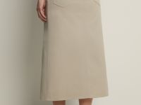 Юбка миди прямого кроя