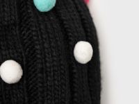 Комплект трикотажный для девочек: шапка, снуд