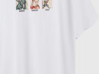 Футболка с арт-принтом, Белый