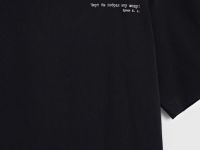 Футболка с текстовым принтом, Черный