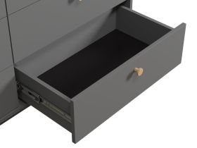 Комод Торвалль 134x87 Графитовый