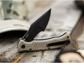 Складной нож Boker Micro Tracker Folder, сталь 154CM, рукоять микарта, песочный/черный