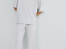 Брюки свободного кроя, Серый