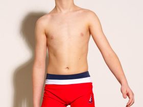 Плавки-шорты трикотажные для мальчиков, короткие