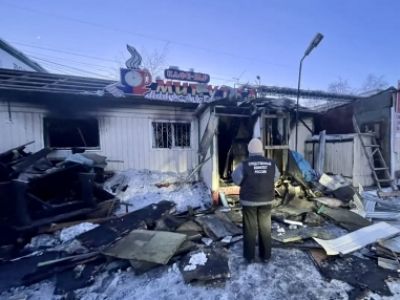 В городе Якутске устанавливаются обстоятельства гибели женщины  при пожаре в кафе