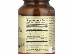 Solgar, Ester-C Plus, витамин C, 500 мг, 100 вегетарианских капсул