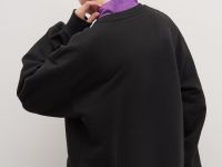 Толстовка свободного силуэта из хлопка