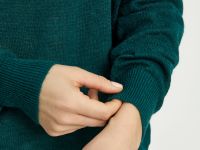 Оверсайз джемпер из мохера и шерсти