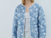 Легкая стеганая куртка, Синий