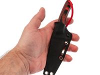 Нож Pocket Wolf Кело, сталь K340, рукоять G10, черно-красный