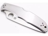 Складной нож Endura 4 - Spyderco 10P, сталь VG-10 Satin Plain, рукоять нержавеющая сталь