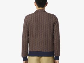 Мужская жаккардовая толстовка Lacoste PARIS с монограммой