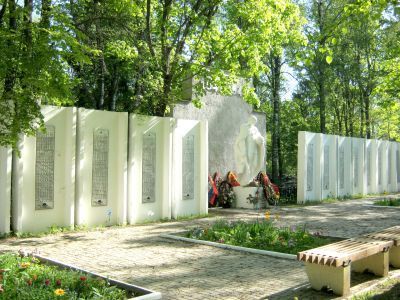 Братская могила воинов Советской Армии, погибших в 1941-1943 гг. в боях с немецко-фашистскими захватчиками. Установлен обелиск