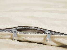 Постельное белье Экрю, страйп-сатин 40962-1