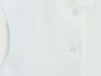 Укороченный жилет, Белый