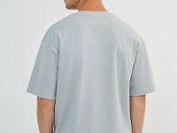 Футболка с объёмным принтом, Серый