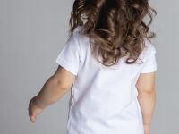 Фуфайка детская трикотажная для девочек (футболка), 2 шт в комплекте