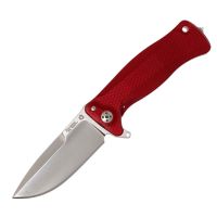 Нож складной LionSteel SR11A RS RED, сталь Uddeholm Sleipner® Satin Finish, рукоять алюминий (Solid®), красный