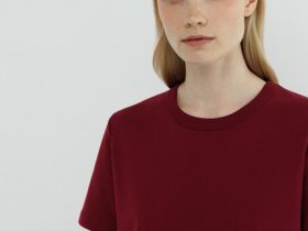 Базовая футболка из интерлока, Красный