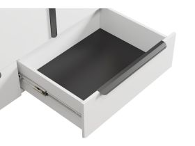 Распашной шкаф Квелен 3-144x220 Белый