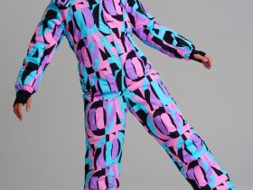 Комбинезон текстильный с полиуретановым покрытием для девочек