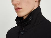 Плащ из хлопка прямого кроя