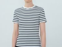 Футболка в рубчик, Синий