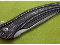 Складной нож CRKT Ripple Charcoal Combo, сталь Acuto 440, рукоять нержавеющая сталь 420J2