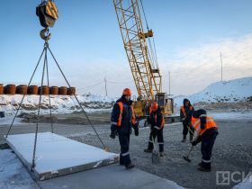 В Якутии приступили к сборке самого большого коффердама Ленского моста