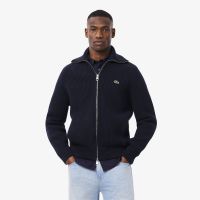 Мужской кардиган Lacoste с высоким воротом на молнии