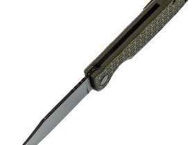 Складной нож Daggerr Leprechaun olive BW DL, сталь 8Cr14MoV, рукоять FRN