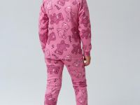 Термокомплект трикот. для девочек: фуфайка (футболка) с длин. рук, брюки для эпизод. использования