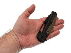 Складной нож CIVIVI Sentinel Strike, сталь K110, рукоять алюминий/FRN, черный/зеленый