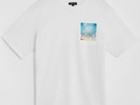 Свободная футболка с принтом