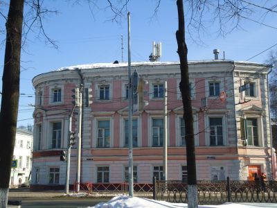 Здание "Ярославской военной силы" (дом Шубина),сер. XVIII в.,сер. XIX в.