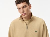 Мужская толстовка Lacoste на молнии с высоким воротом