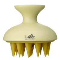 Массажная щётка для кожи головы Lador Dermatical Shampoo Brush коричневая