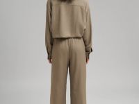 Свободные брюки со льном