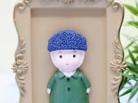 Подставка для канцелярских принадлежностей "Blue hat", beige