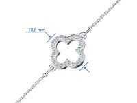 Браслет из белого золота с бриллиантами э4701бр07210119