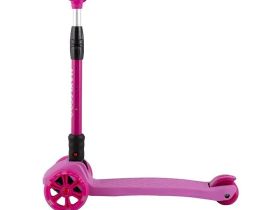 Самокат  Maxiscoo Junior Delux (с лыжами), цвет Зеленый