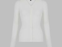 Легкий кардиган приталенного кроя с шерстью