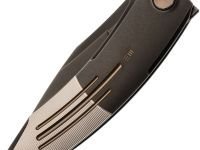 Складной нож We Knife Sine Wave, сталь M390, рукоять титан