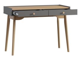 Стол Торвалль-4 110x50 Графитовый/Натуральный