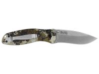 Полуавтоматический складной нож Kershaw Blur King Camo, сталь 14C28N, рукоять алюминий