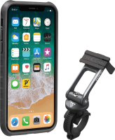 Чехол и кронштейн для мобильного телефона Topeak RideCase для iPhone X / Xs (черный)