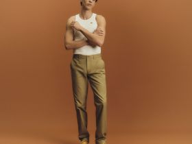 Мужские брюки Lacoste из эластичного хлопка