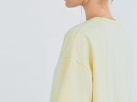 Футболка оверсайз с вышивкой, Желтый